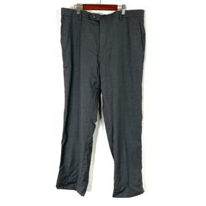 Kenneth Cole Awearness Men's Wool Light Charcoal Gray Pants 36